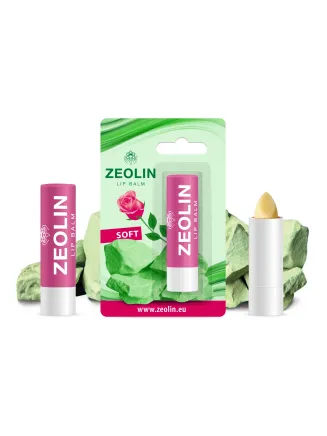 ZEOLIN Регенериращ SOFT балсам за устни със Зеолит и Роза - 4 гр. ZEOLIN Регенериращ SOFT балсам за устни със Зеолит и Роза - 4 гр.
